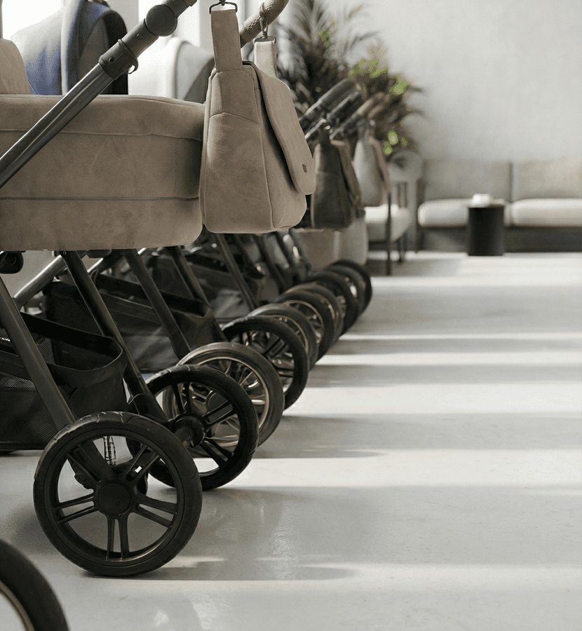 Просторные колясочные