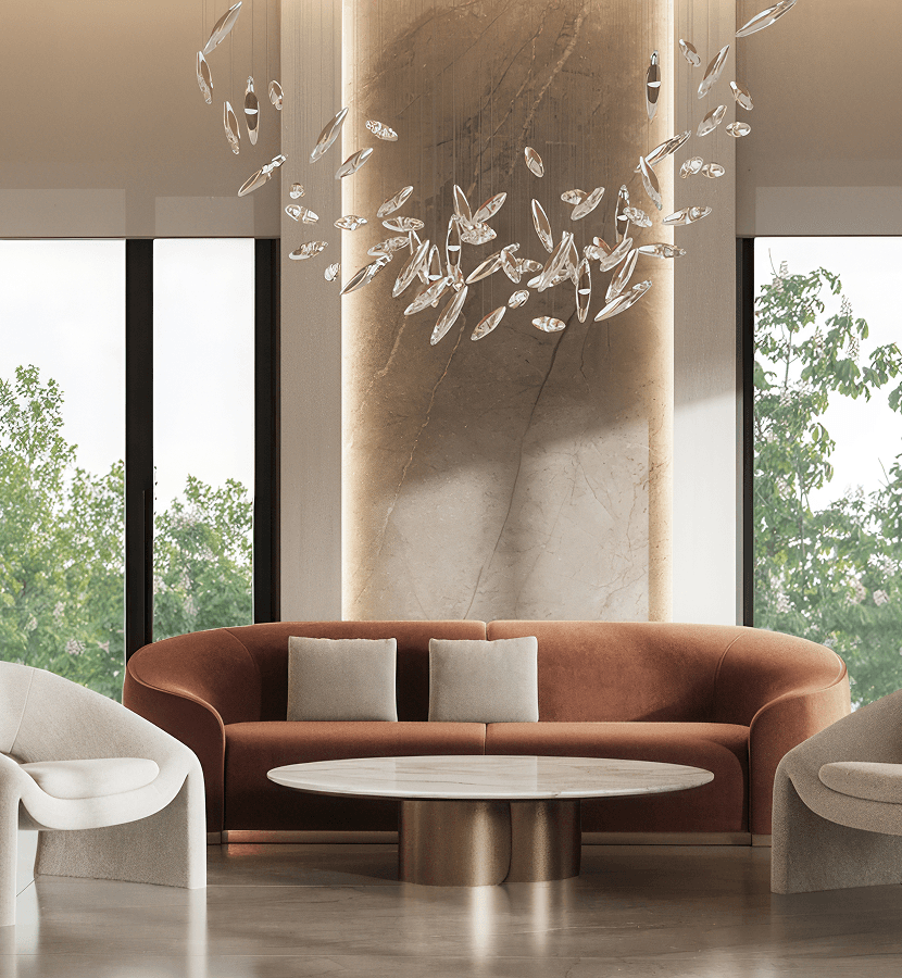 Просторная общественная гостиная